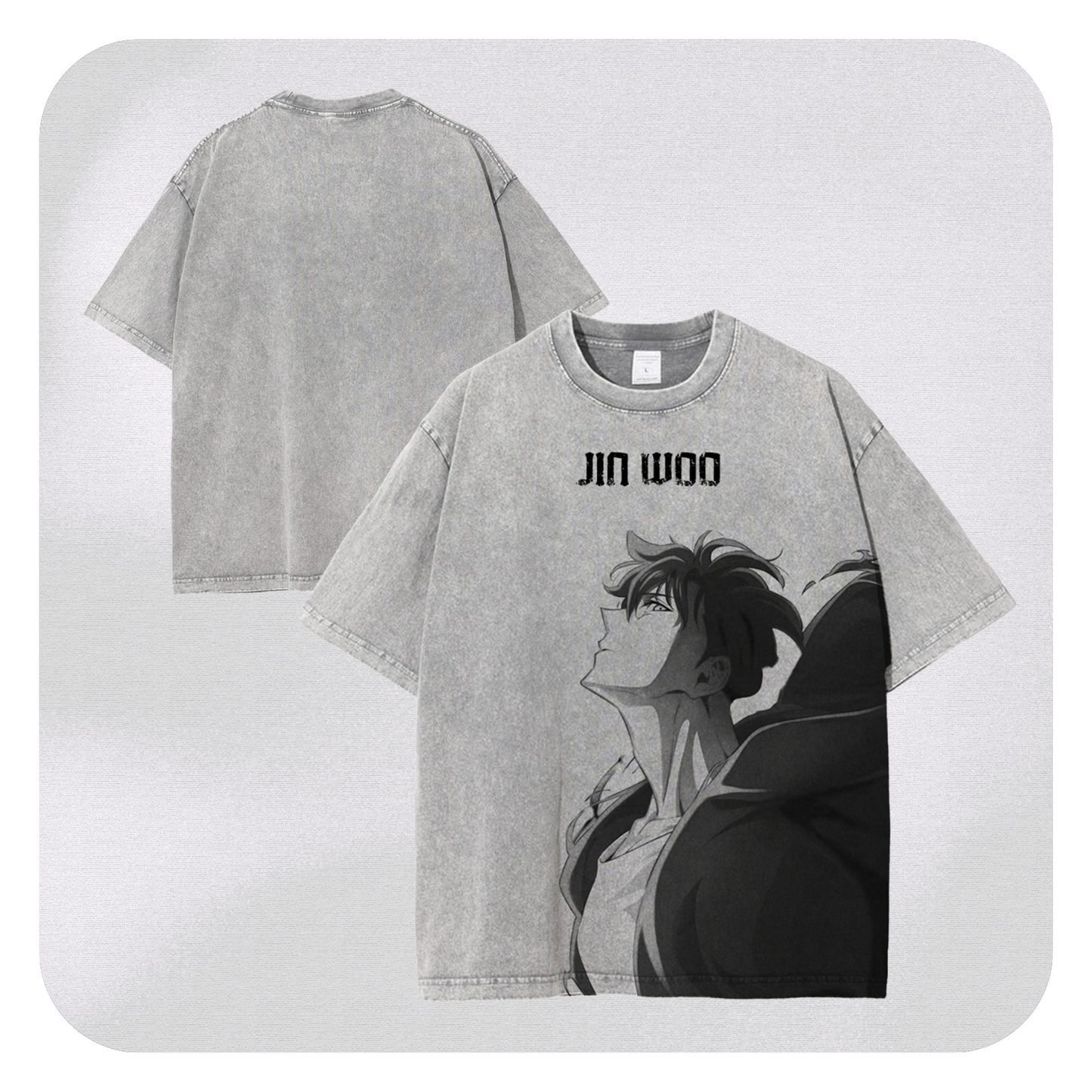 JINWOO V1 VINTAGE OVERSIZE TEE