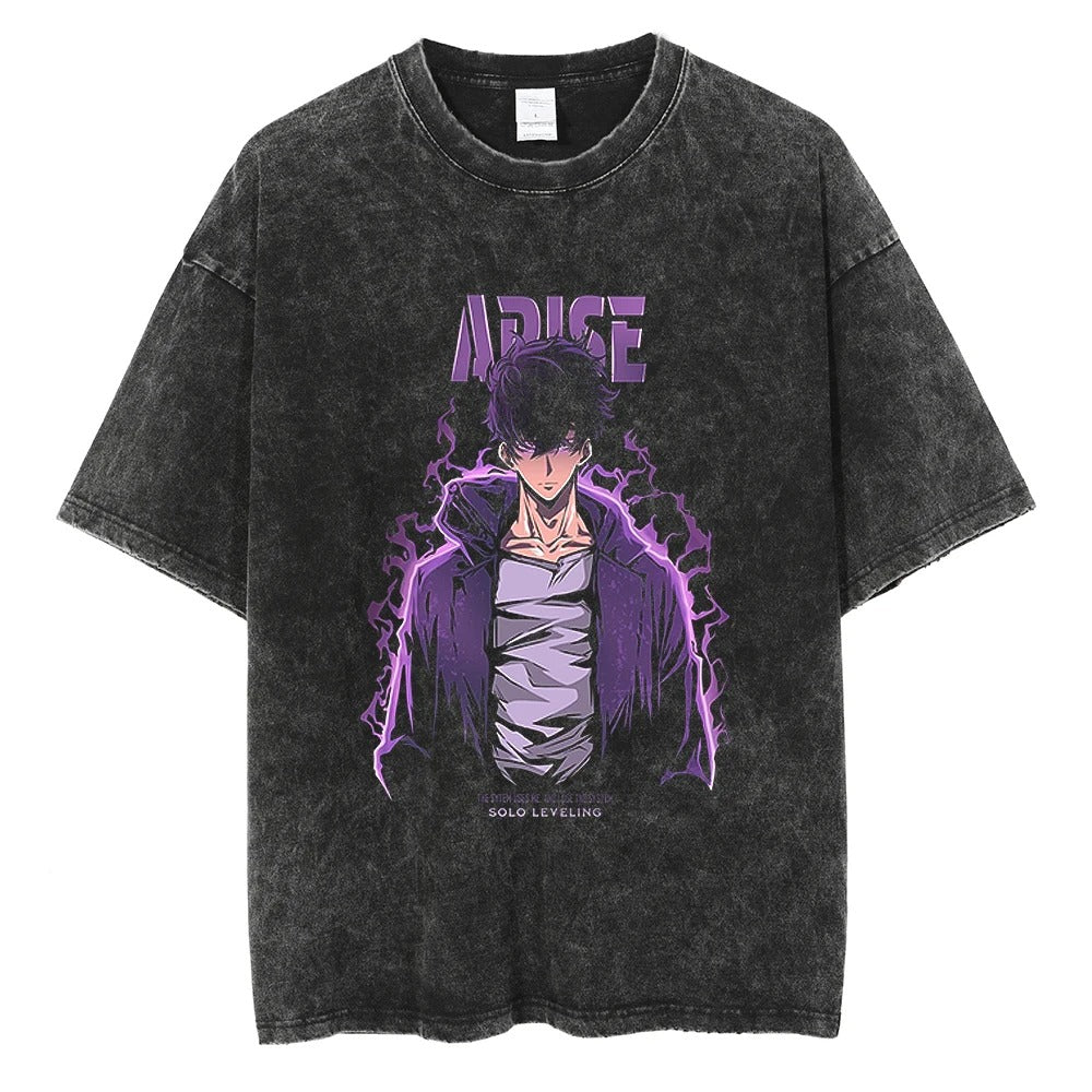 Arise Jin Woo VINTAGE OVERSIZE TEE