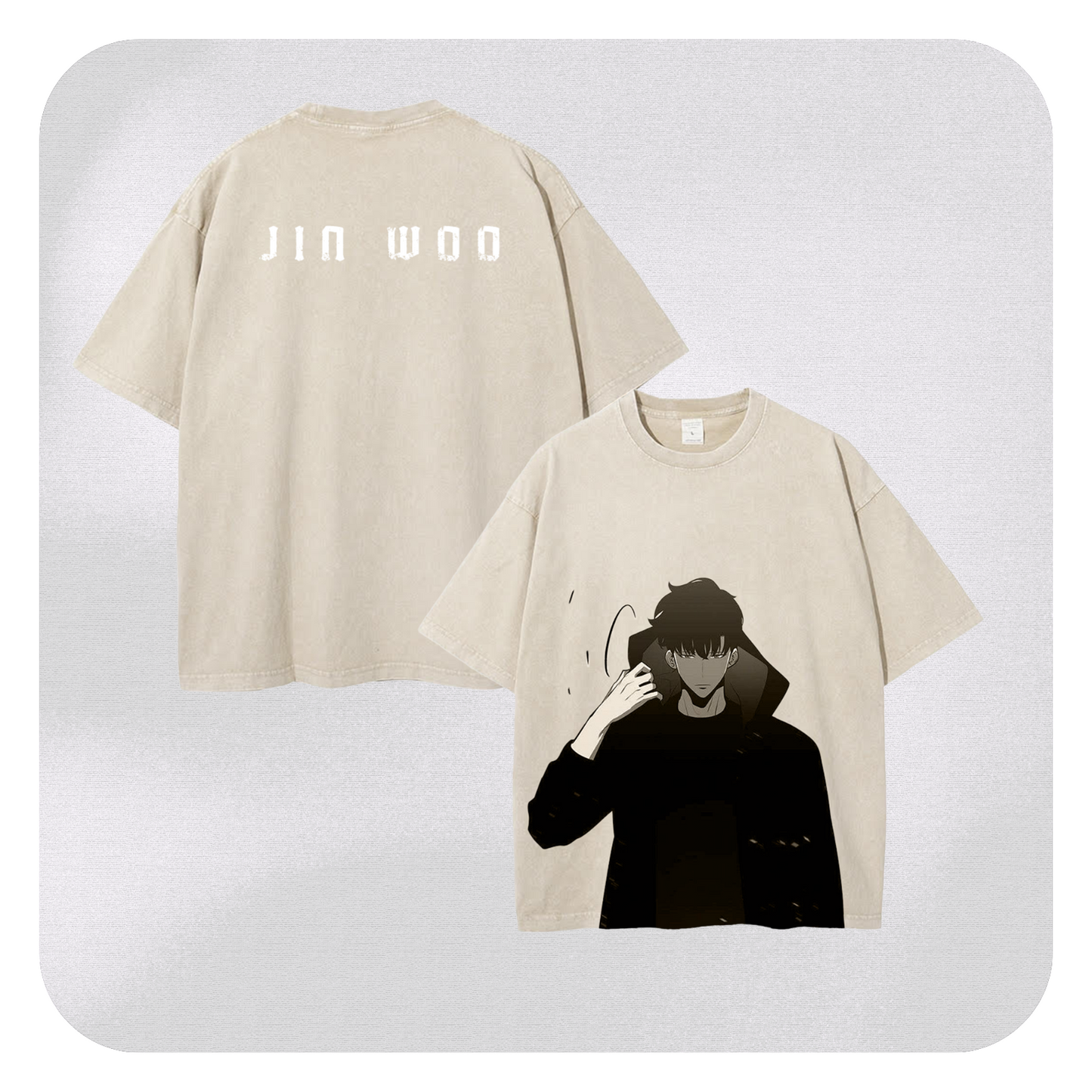 JINWOO V2 VINTAGE OVERSIZE TEE