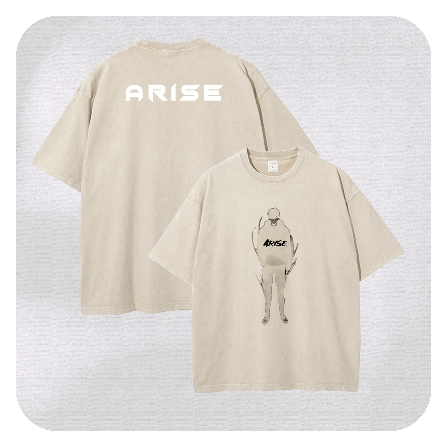 ARISE JIN WOO VINTAGE OVERSIZE TEE