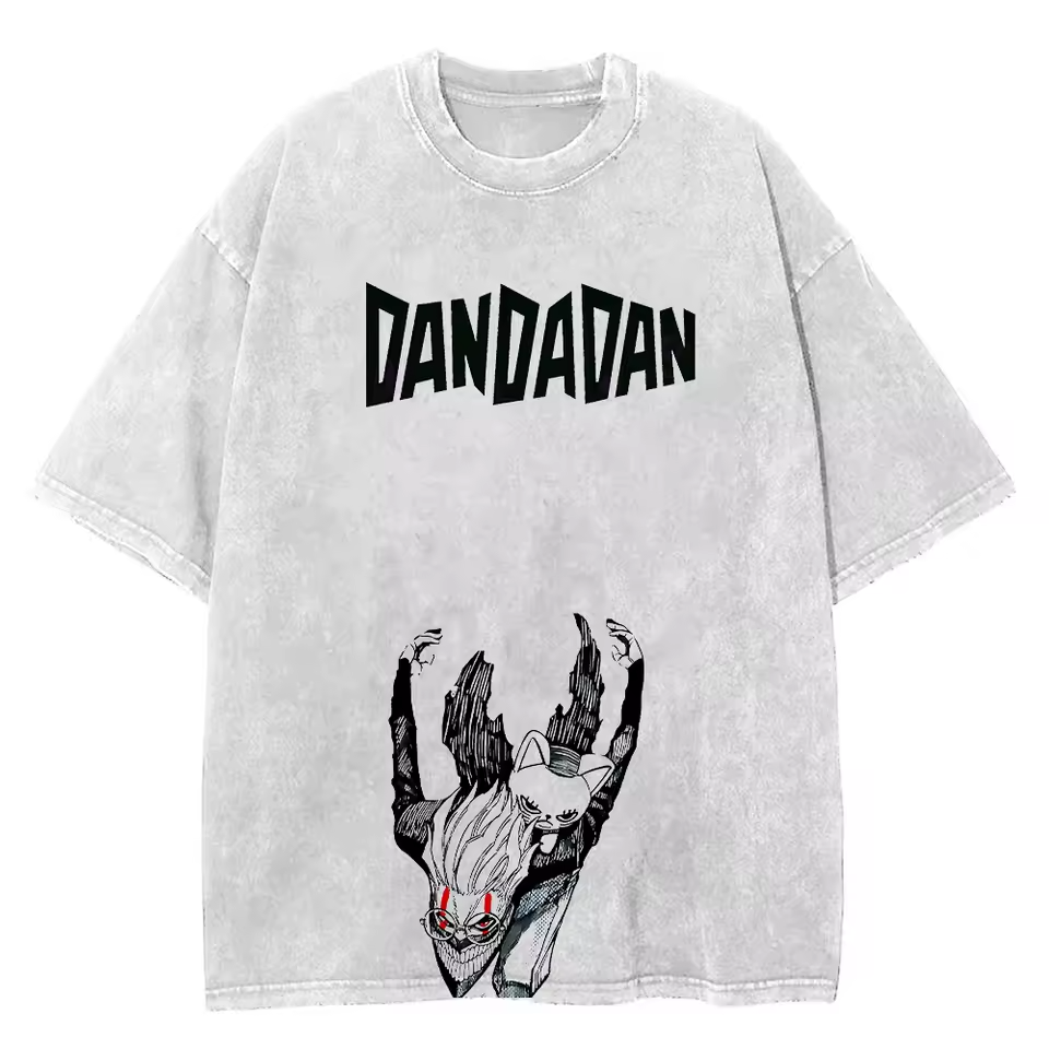 DANDADAN WHITE VINTAGE T-SHIRT