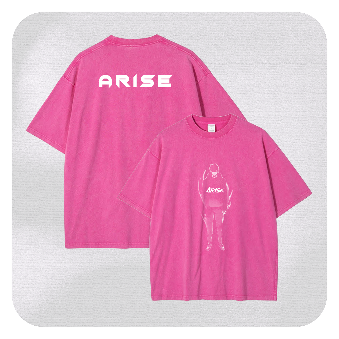 ARISE JIN WOO VINTAGE OVERSIZE TEE