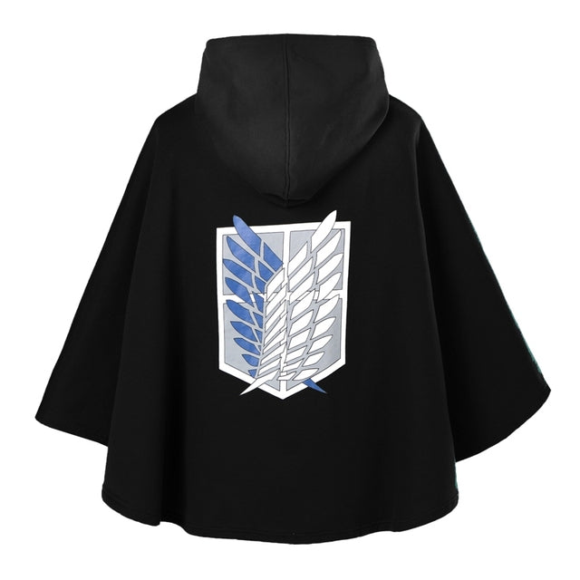 Attack on Titan Scouting Cloak (Black Edition)