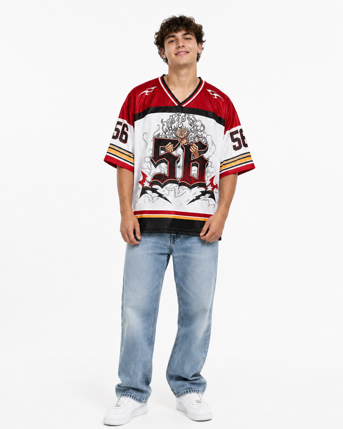 Gear 5 Luffy Anime Soccer Jersey