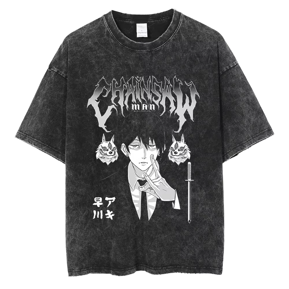 Aki Hayakawa "Devil Hunter" Vintage Oversize Tee