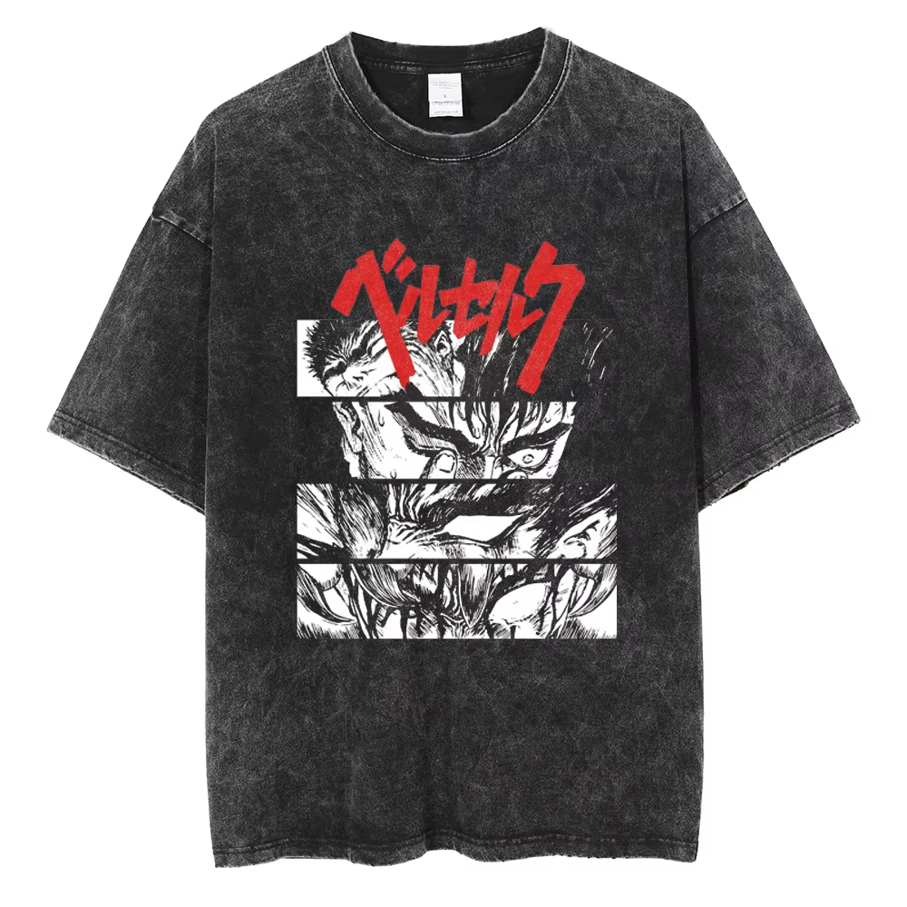 Berserk "Guts Warrior" Vintage Oversize Tee