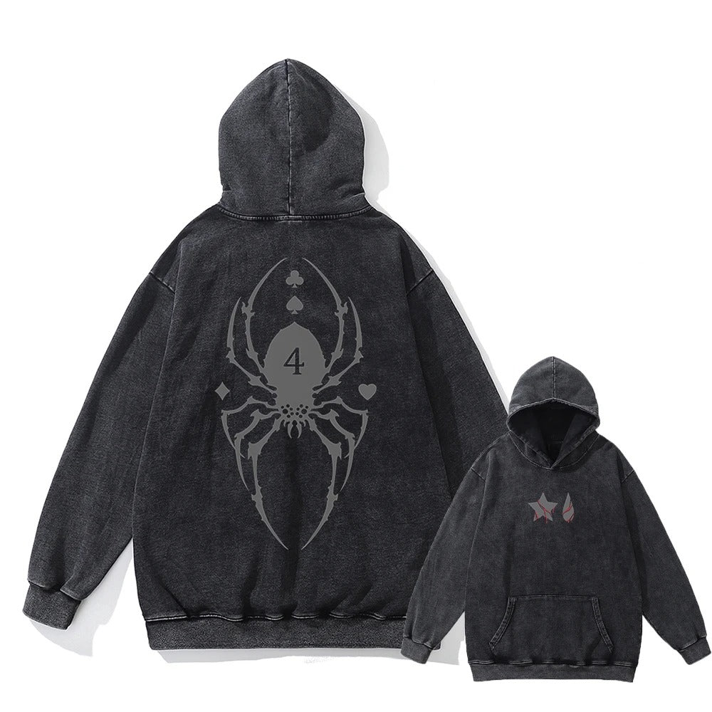 Spider 4 HXH vintage anime hoodie