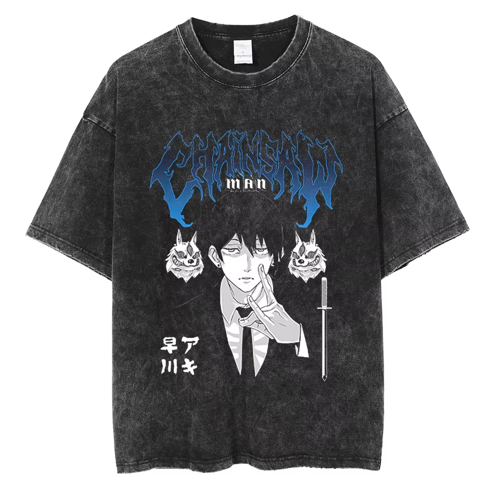 Aki Hayakawa "Devil Hunter" Vintage Oversize Tee