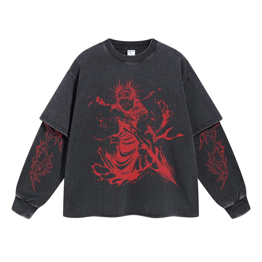 Choso "Blood Manipulation" Vintage Double Sleeve T-shirt