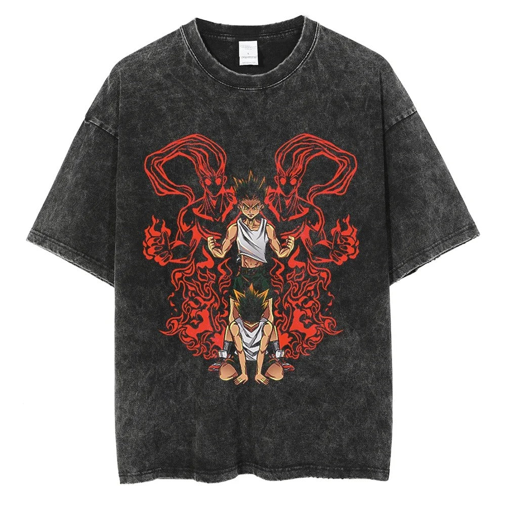 HxH Gon V01 VINTAGE OVERSIZE TEE