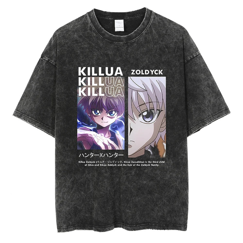 HxH KILLUA V04 VINTAGE OVERSIZE TEE
