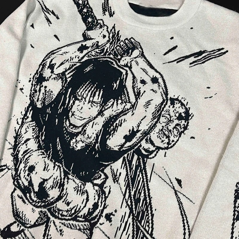 Toji Fushiguro Loose Knit Sweater
