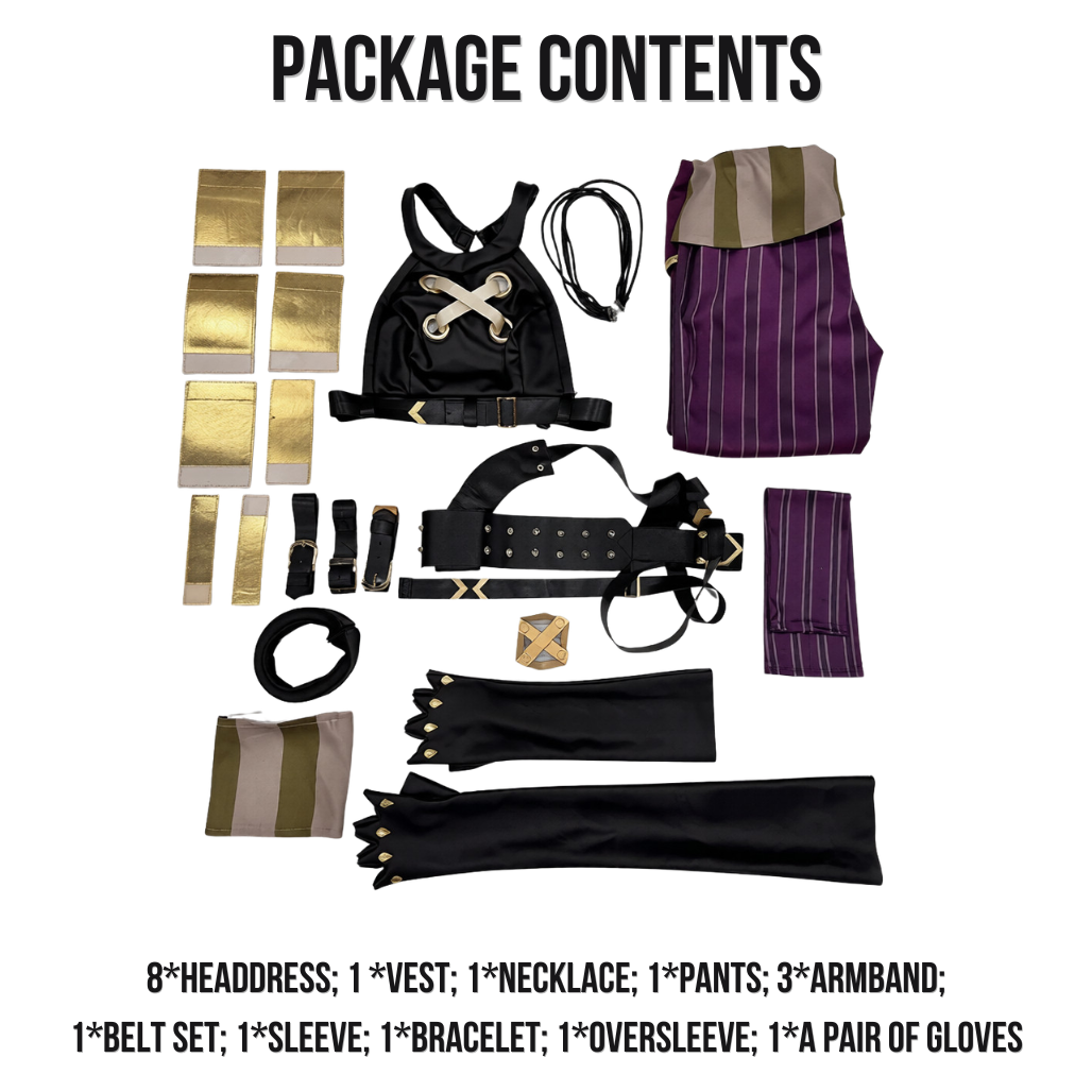Ensemble de costume de cosplay officiel Jinx Arcane