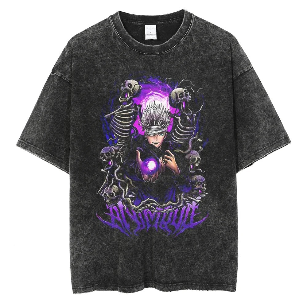 Satoru Gojo "Blindfolded Sorcerer" Vintage T-shirt #05