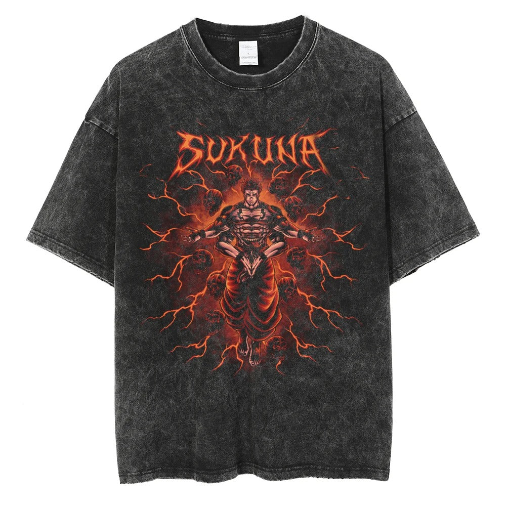 Gojo VS Sukuna "Ultimate Showdown" Vintage T-shirt