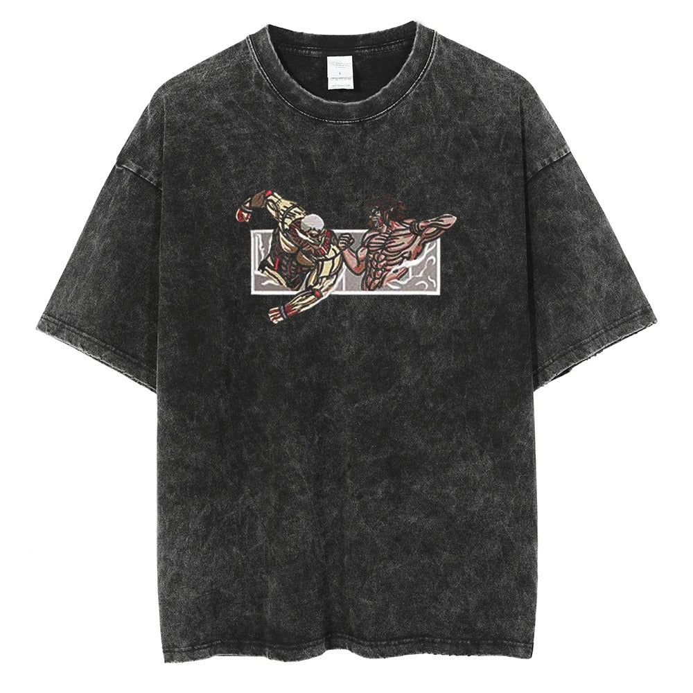 Attack Titan VS Armored Titan "Epic Battle" Vintage T-shirt
