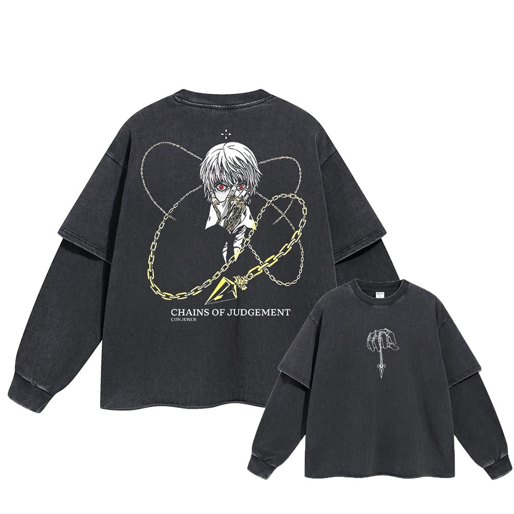 Kurapika "The Last Kurta" Vintage Double Sleeve T-shirt