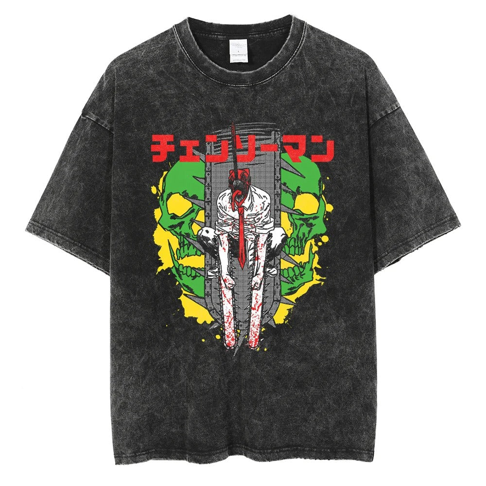 Chainsaw Man Vintage T-shirts Pack