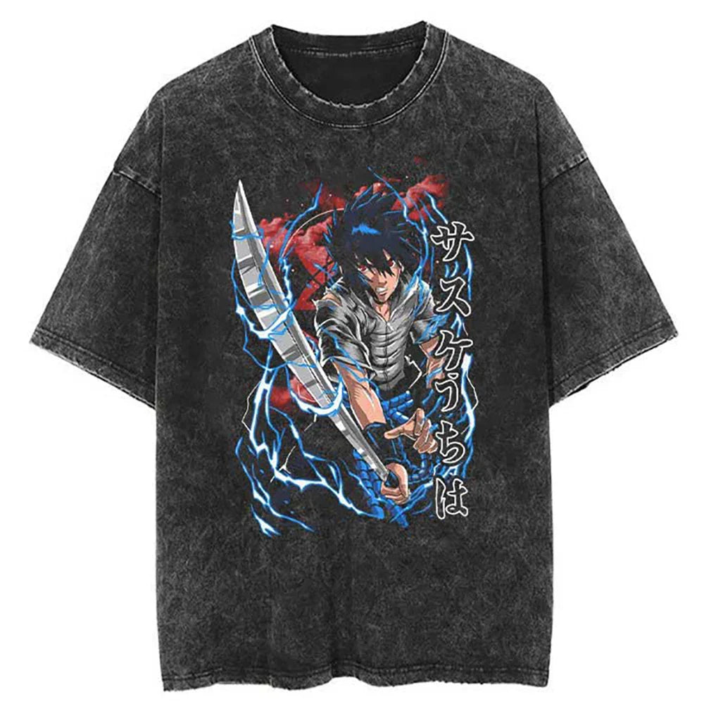 Sasuke Uchiha "Rogue Ninja" Vintage T-shirt