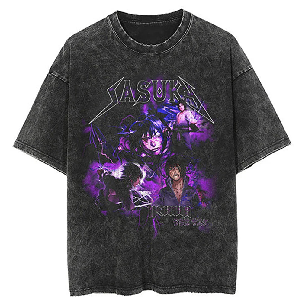 Sasuke Uchiha "The Avenger" Vintage T-shirt