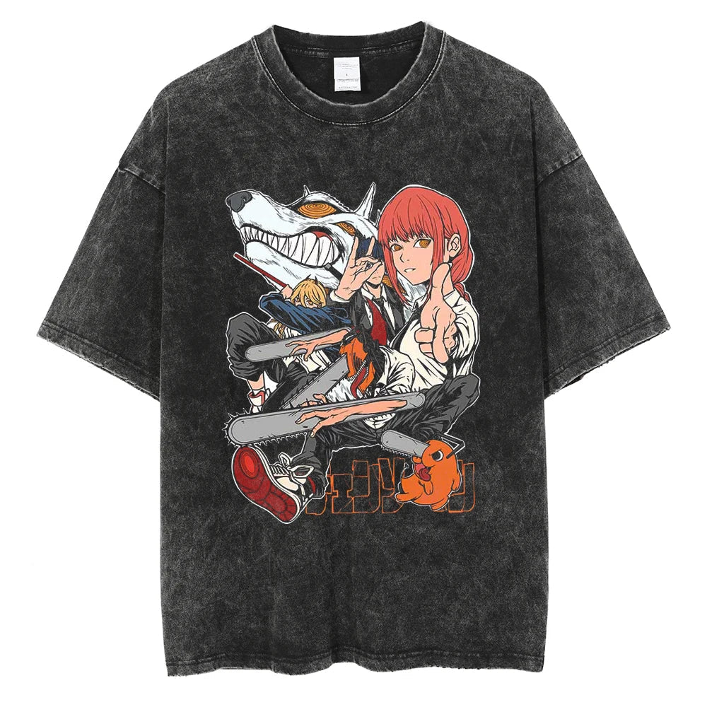 Chainsaw Man Vintage T-shirts Pack