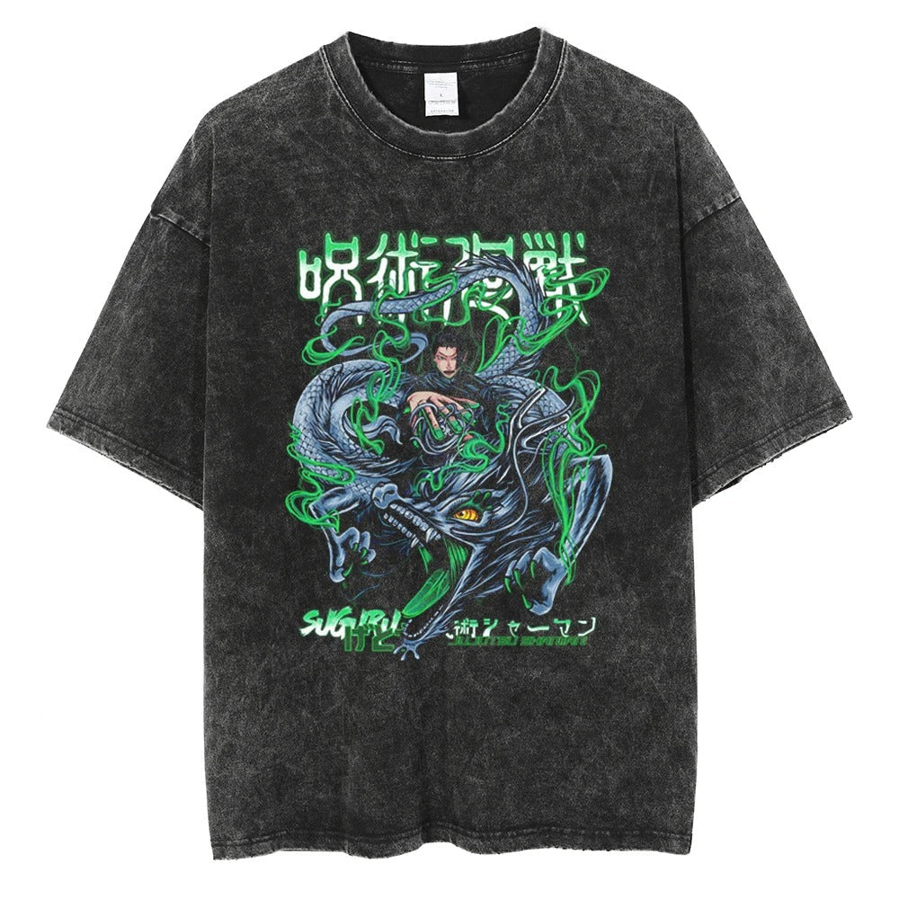 Suguru Geto "Curse Manipulation" Vintage T-shirt #01