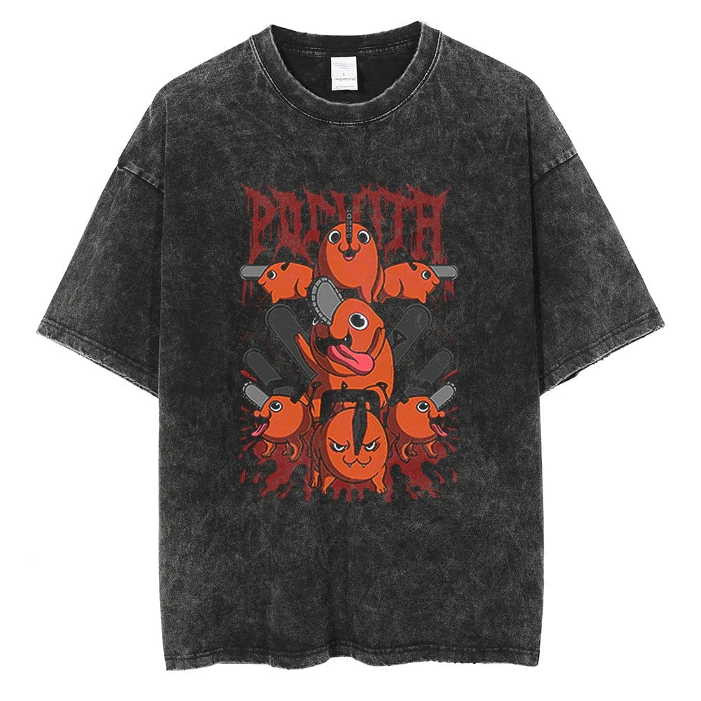 Pochita Vintage T-shirt V4
