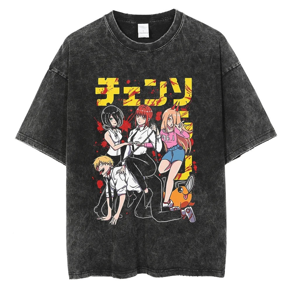 Chainsaw Man Vintage T-shirts Pack