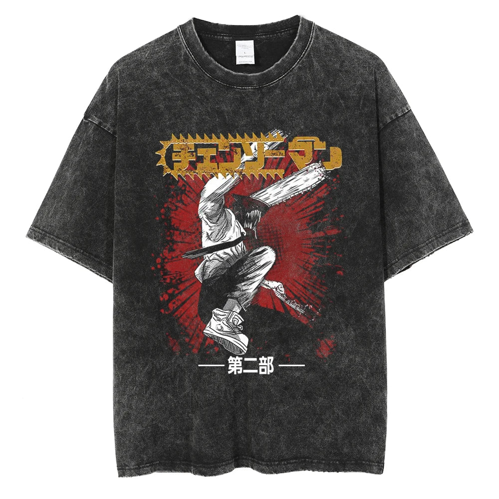Chainsaw Man Vintage T-shirts Pack