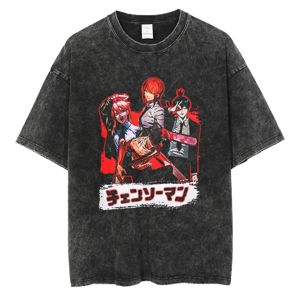 Chainsaw Man Vintage T-shirts Pack