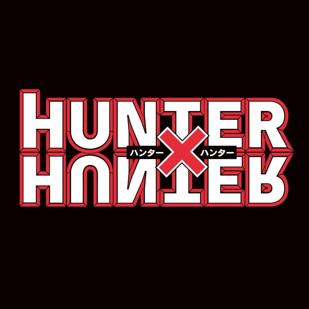 Hunter x Hunter logo representing Skaiiyprints' collection of vintage t-shirts, hoodies, figures, and accessories for devoted anime fans.