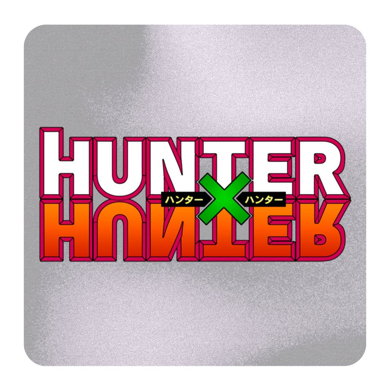 Hunter x Hunter logo representing Skaiiyprints' collection of vintage t-shirts, hoodies, figures, and accessories for devoted anime fans.