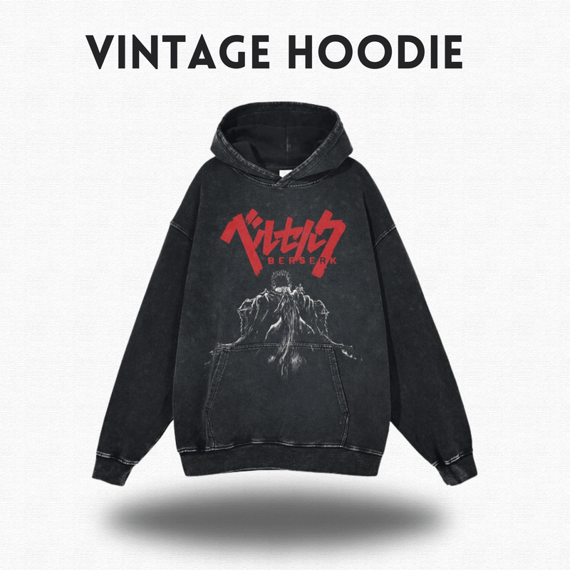 Berserk Vintage Hoodies - SkaiiyPrints