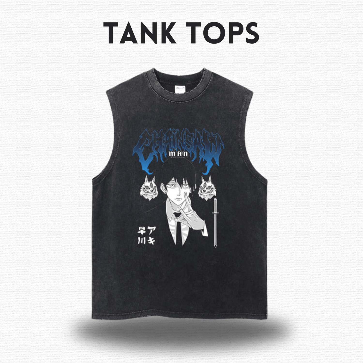 Chainsaw Man Tank Tops - SkaiiyPrints