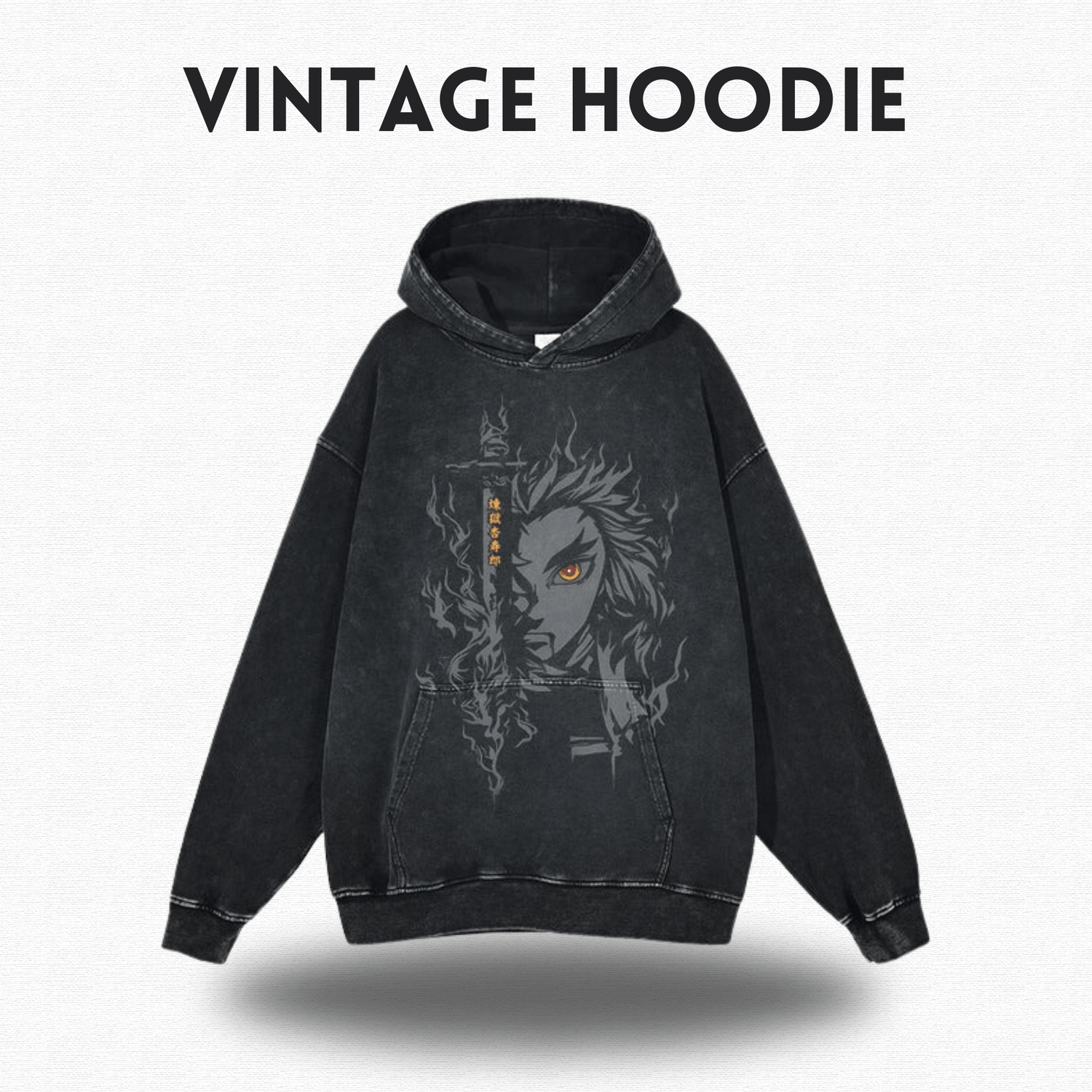 Demon Slayer Vintage Hoodies - SkaiiyPrints