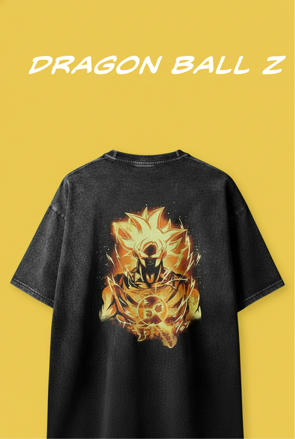 Dragon Ball logo representing Skaiiyprints' collection of vintage t-shirts, hoodies, figures, and accessories for passionate anime fans.