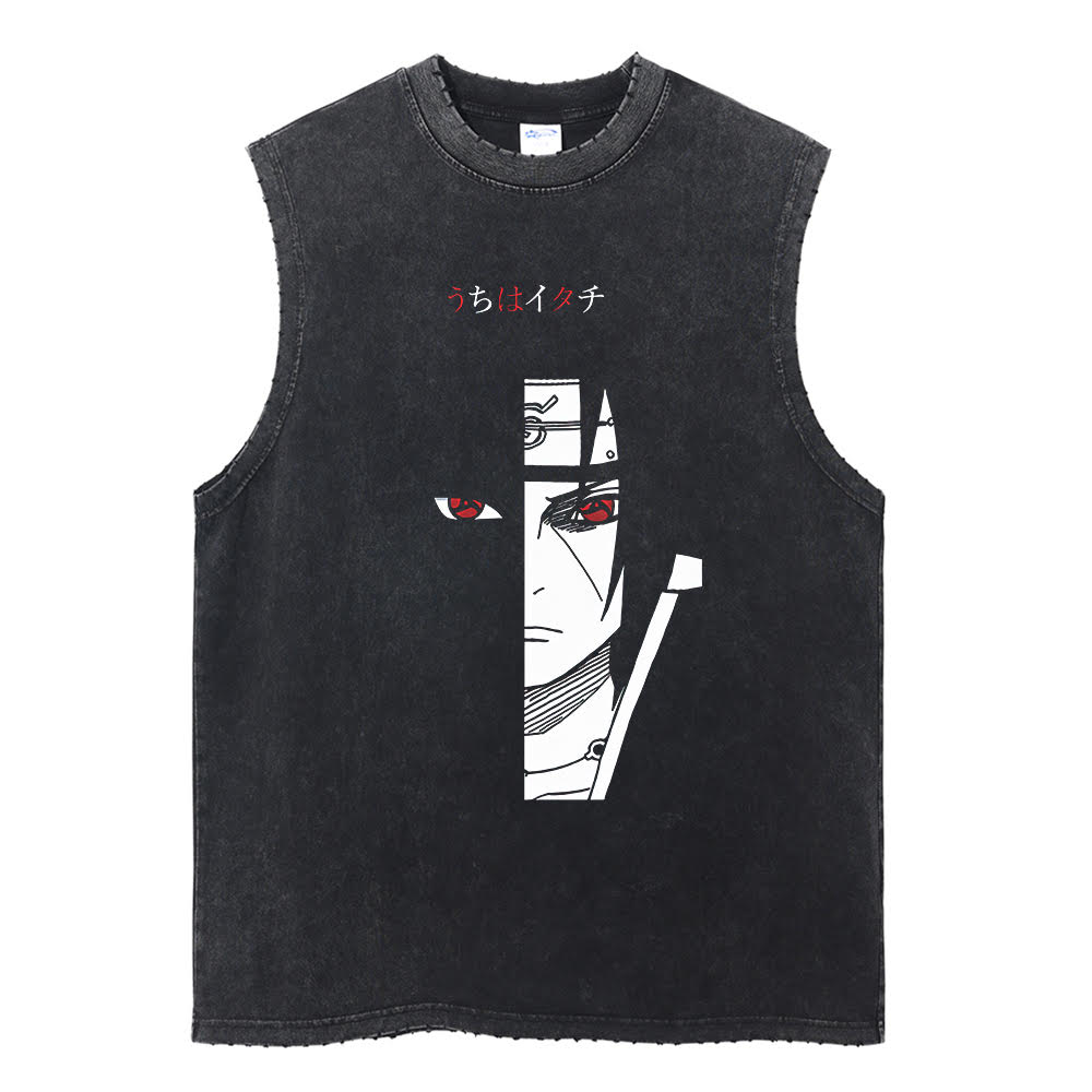 Itachi Uchiha „Spiegel der Wahrheit“ Vintage Tanktop