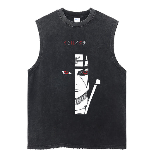 Itachi Uchiha "Mirror of Truth" Vintage Tank Top