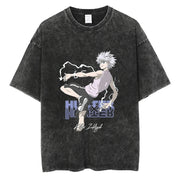 Killua Zoldyck "Zoldyck Assassin" Vintage Oversize Tee #05