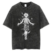 Killua Zoldyck "Electric Assassin" Vintage Oversize Tee #07