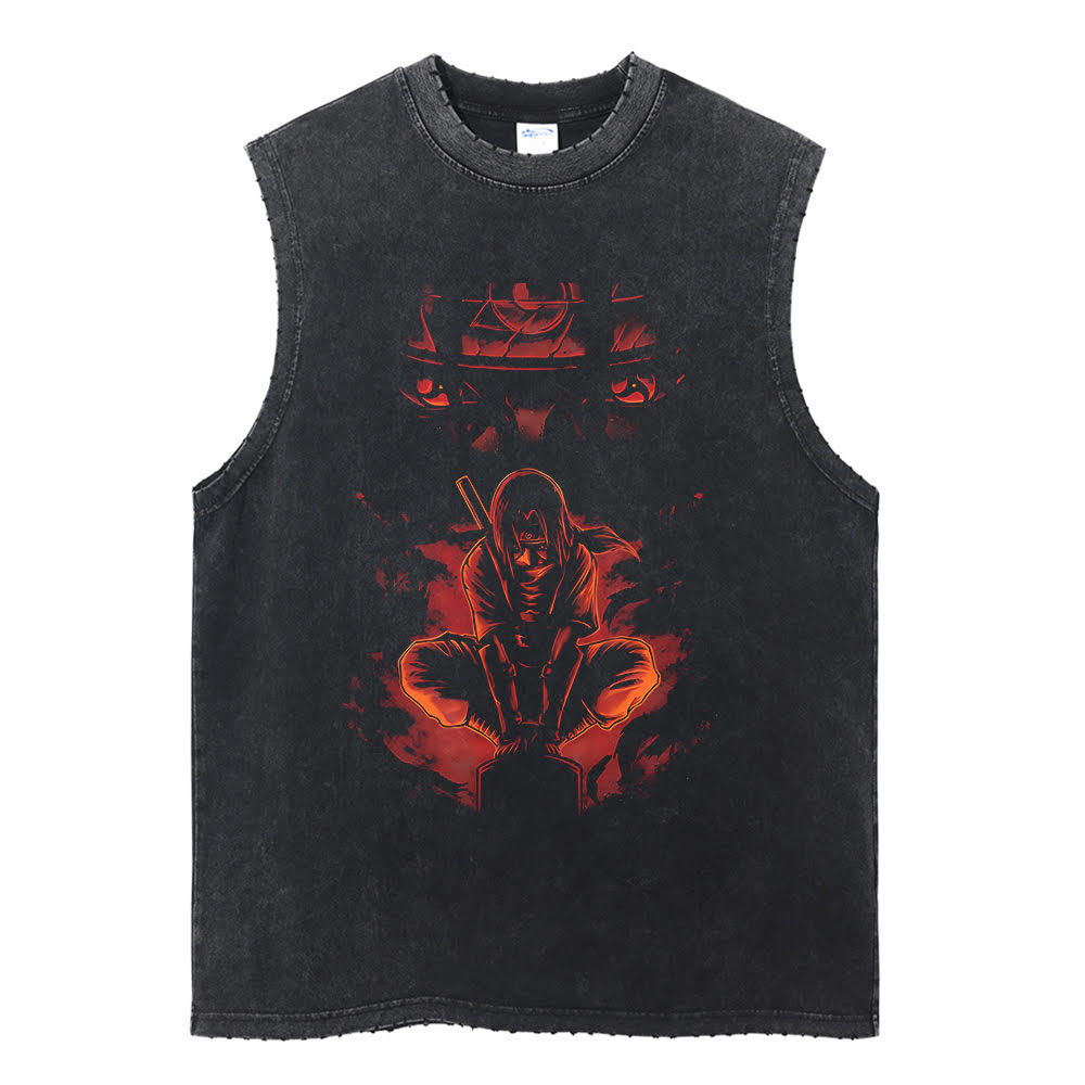 Itachi Uchiha „Clan-Schlächter“ Vintage Tanktop