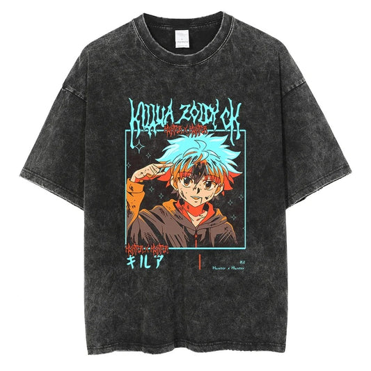 HxH KILLUA V08 VINTAGE OVERSIZE TEE