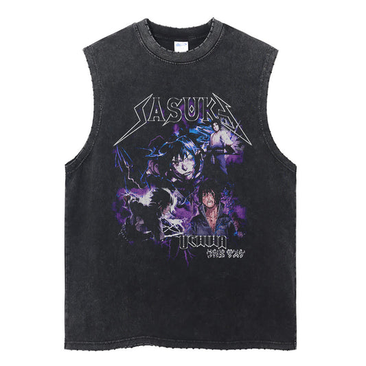 Sasuke Uchiha Vintage Tank Top