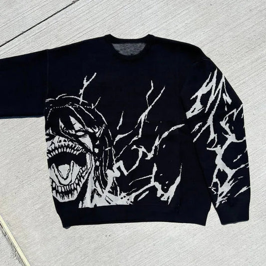 Attack Titan Loose Knit Sweater