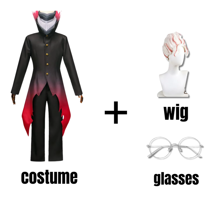 Okarun cauchemardesque (costume + lunettes) + perruque
