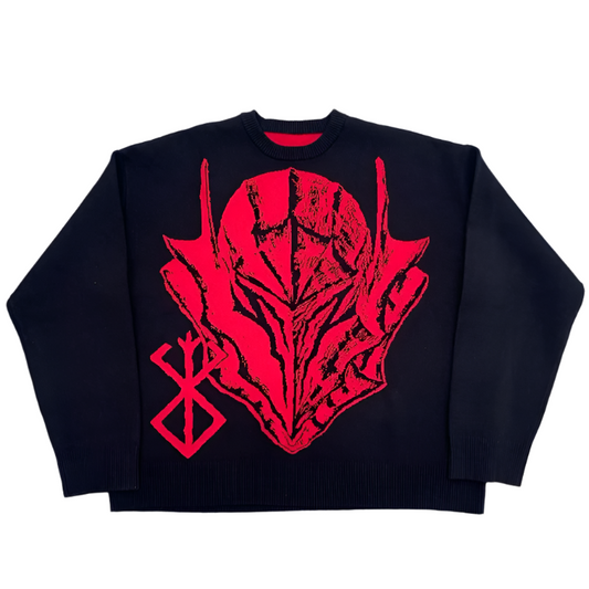 Guts "The Black Swordsman" Loose Knit Sweater