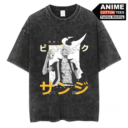 ONEPIECE SANJI V2 VINTAGE OVERSIZE TEE