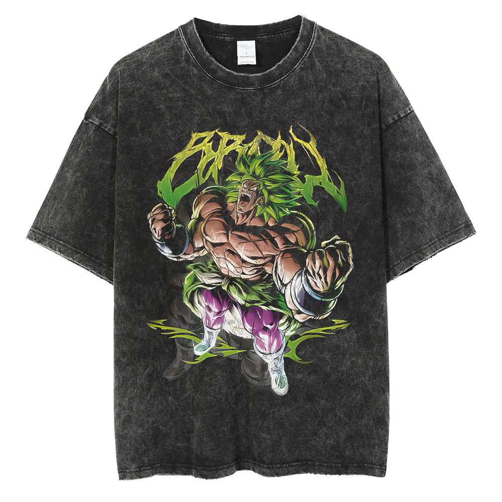 Broly "Maximum Power" Vintage T-shirt #02
