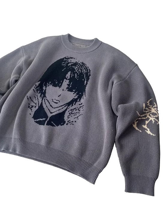 Chrollo Lucilfer Loose Knit Sweater