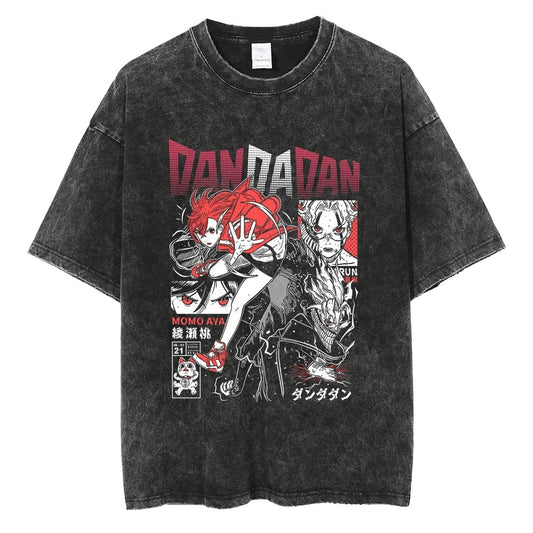 DANDADAN POSTER V1 VINTAGE OVERSIZE TEE